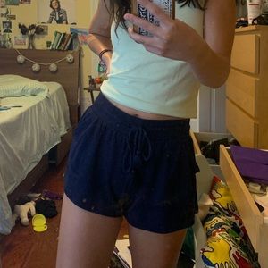 Summer Navy Blue Shorts
